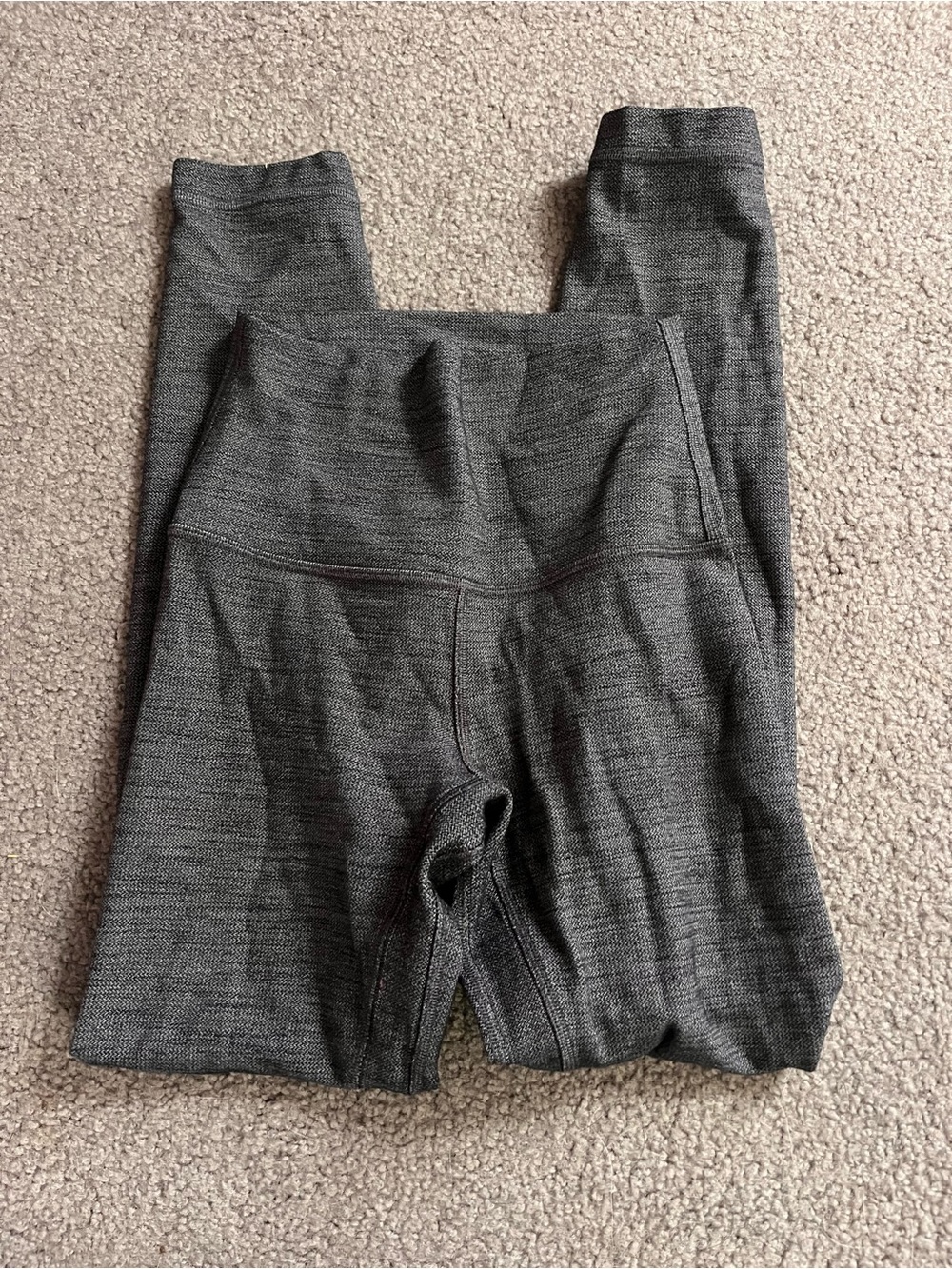 Women’s High-Waist Gray Active Leggings